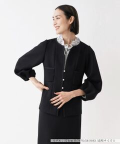 NEMIKA / ネミカ テーラードジャケット | 【セレモニー】ノーカラージャケット【NEMIKA】