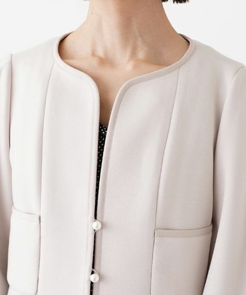 NEMIKA / ネミカ テーラードジャケット | 【セレモニー】ノーカラージャケット【NEMIKA】 | 詳細13