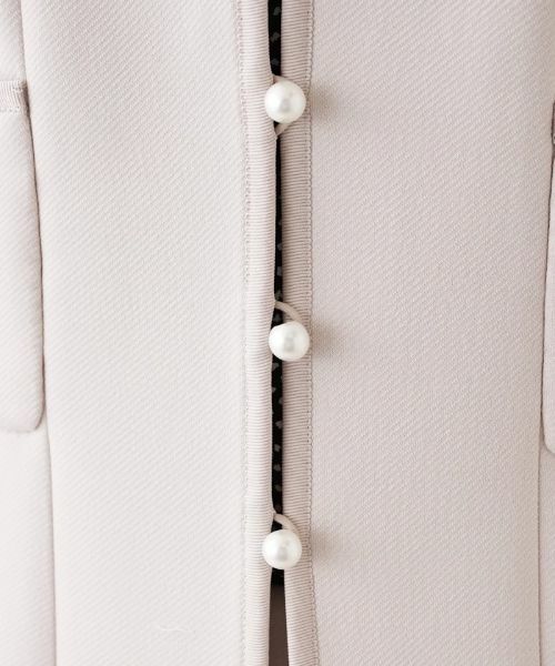 NEMIKA / ネミカ テーラードジャケット | 【セレモニー】ノーカラージャケット【NEMIKA】 | 詳細17