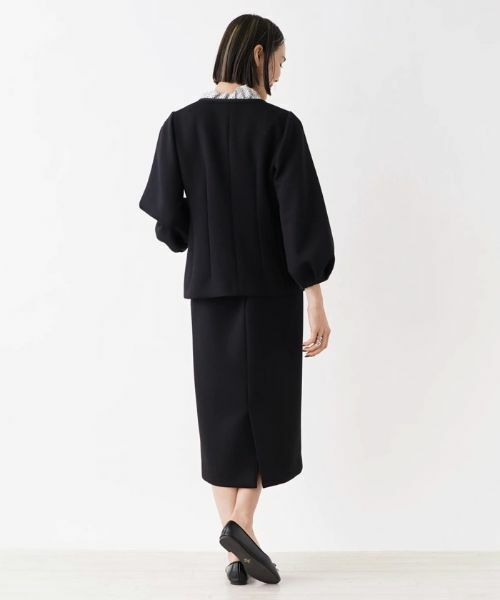 NEMIKA / ネミカ テーラードジャケット | 【セレモニー】ノーカラージャケット【NEMIKA】 | 詳細3