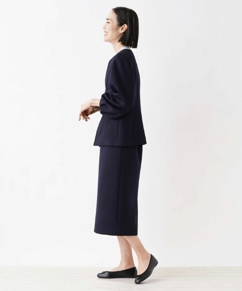 NEMIKA / ネミカ テーラードジャケット | 【セレモニー】ノーカラージャケット【NEMIKA】 | 詳細5