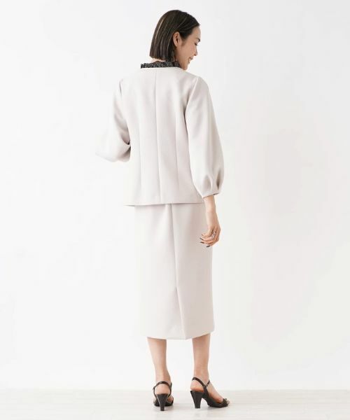 NEMIKA / ネミカ テーラードジャケット | 【セレモニー】ノーカラージャケット【NEMIKA】 | 詳細9