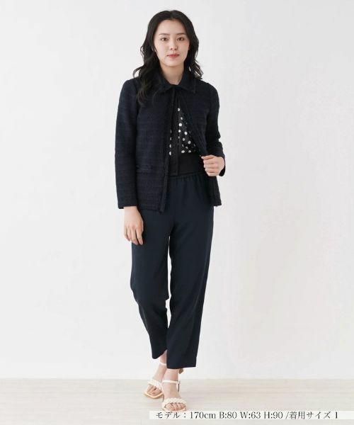 NEMIKA / ネミカ テーラードジャケット | 【セレモニー】ツイードジャケット【NEMIKA】 | 詳細4