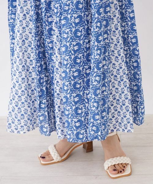 NEMIKA / ネミカ ミニ・ひざ丈スカート | ボタニカル柄ロングスカート【ne Quittez pas】 | 詳細14