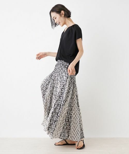 NEMIKA / ネミカ ミニ・ひざ丈スカート | ボタニカル柄ロングスカート【ne Quittez pas】 | 詳細3