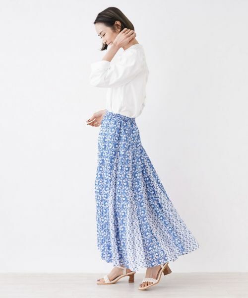 NEMIKA / ネミカ ミニ・ひざ丈スカート | ボタニカル柄ロングスカート【ne Quittez pas】 | 詳細6