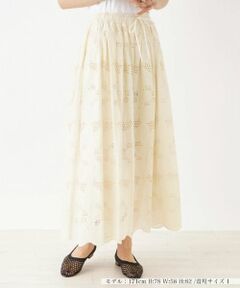 NEMIKA / ネミカ ミニ・ひざ丈スカート | フラワーロングスカート【ottod’Ame】