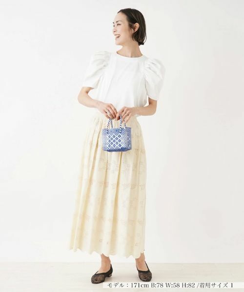 NEMIKA / ネミカ ミニ・ひざ丈スカート | フラワーロングスカート【ottod’Ame】 | 詳細1