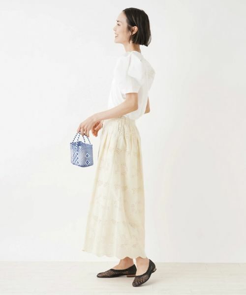 NEMIKA / ネミカ ミニ・ひざ丈スカート | フラワーロングスカート【ottod’Ame】 | 詳細2