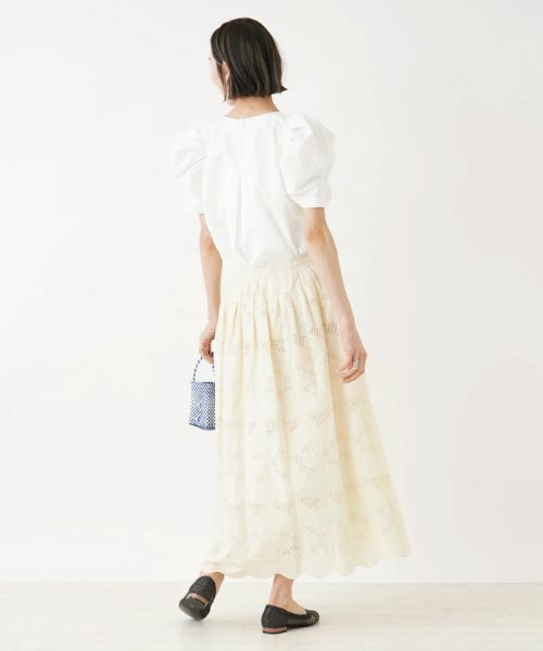 NEMIKA / ネミカ ミニ・ひざ丈スカート | フラワーロングスカート【ottod’Ame】 | 詳細3