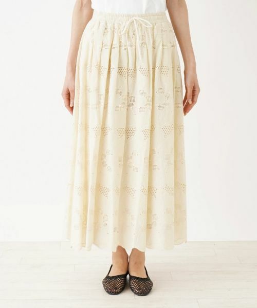 NEMIKA / ネミカ ミニ・ひざ丈スカート | フラワーロングスカート【ottod’Ame】 | 詳細4