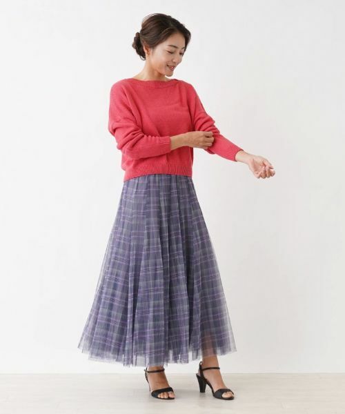 NEMIKA / ネミカ ニット・セーター | シルクボートネックニット【SCAGLIONE】 | 詳細14