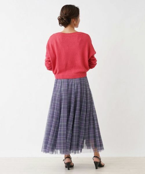 NEMIKA / ネミカ ニット・セーター | シルクボートネックニット【SCAGLIONE】 | 詳細16