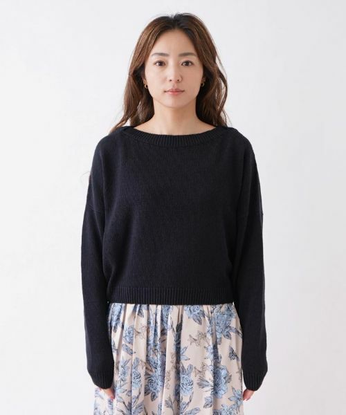 NEMIKA / ネミカ ニット・セーター | シルクボートネックニット【SCAGLIONE】 | 詳細4