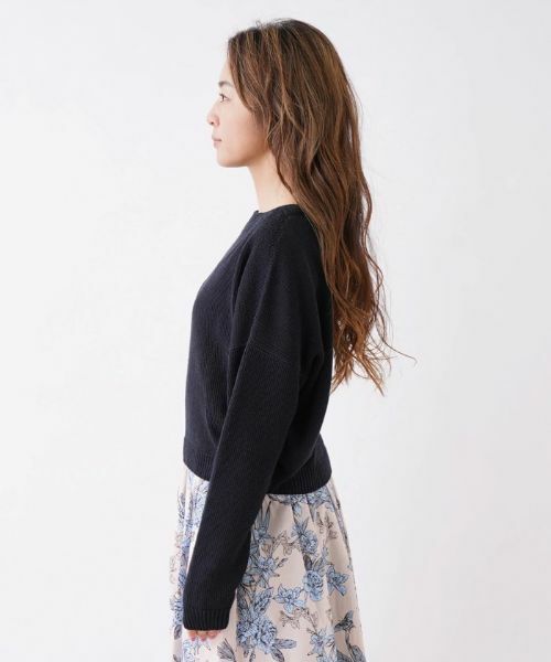 NEMIKA / ネミカ ニット・セーター | シルクボートネックニット【SCAGLIONE】 | 詳細5