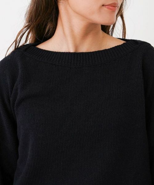 NEMIKA / ネミカ ニット・セーター | シルクボートネックニット【SCAGLIONE】 | 詳細7