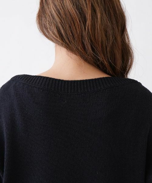 NEMIKA / ネミカ ニット・セーター | シルクボートネックニット【SCAGLIONE】 | 詳細8