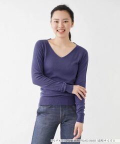 NEMIKA / ネミカ カーディガン・ボレロ | シルクVネックニットプルオーバー【SCAGLIONE】