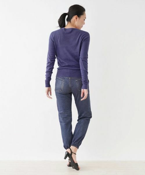 NEMIKA / ネミカ カーディガン・ボレロ | シルクVネックニットプルオーバー【SCAGLIONE】 | 詳細12