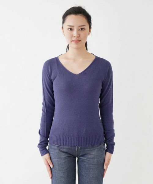 NEMIKA / ネミカ カーディガン・ボレロ | シルクVネックニットプルオーバー【SCAGLIONE】 | 詳細13