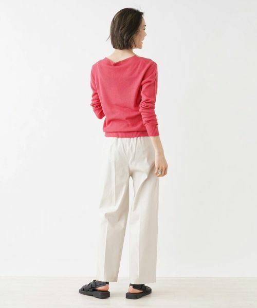 NEMIKA / ネミカ カーディガン・ボレロ | シルクVネックニットプルオーバー【SCAGLIONE】 | 詳細3