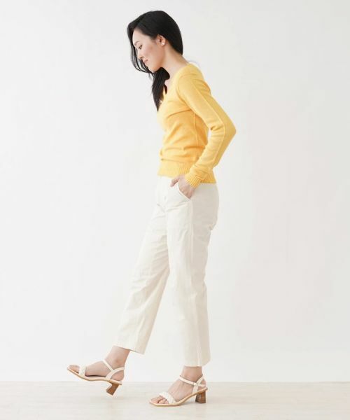 NEMIKA / ネミカ カーディガン・ボレロ | シルクVネックニットプルオーバー【SCAGLIONE】 | 詳細5