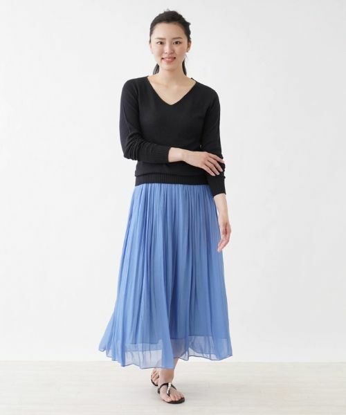 NEMIKA / ネミカ カーディガン・ボレロ | シルクVネックニットプルオーバー【SCAGLIONE】 | 詳細7