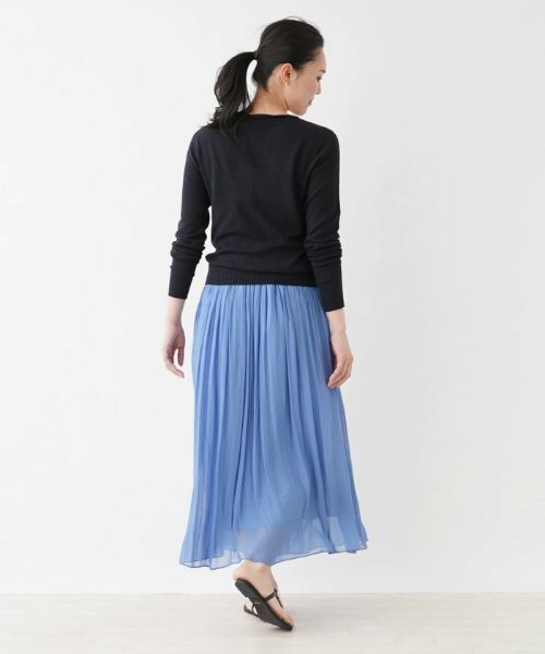 NEMIKA / ネミカ カーディガン・ボレロ | シルクVネックニットプルオーバー【SCAGLIONE】 | 詳細9