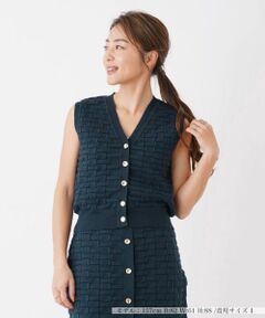 NEMIKA / ネミカ テーラードジャケット | Vネックニットベスト【trazzo donna】