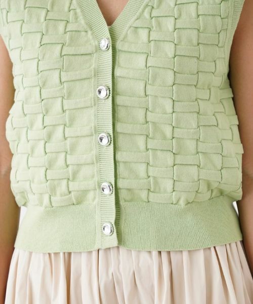 NEMIKA / ネミカ テーラードジャケット | Vネックニットベスト【trazzo donna】 | 詳細10
