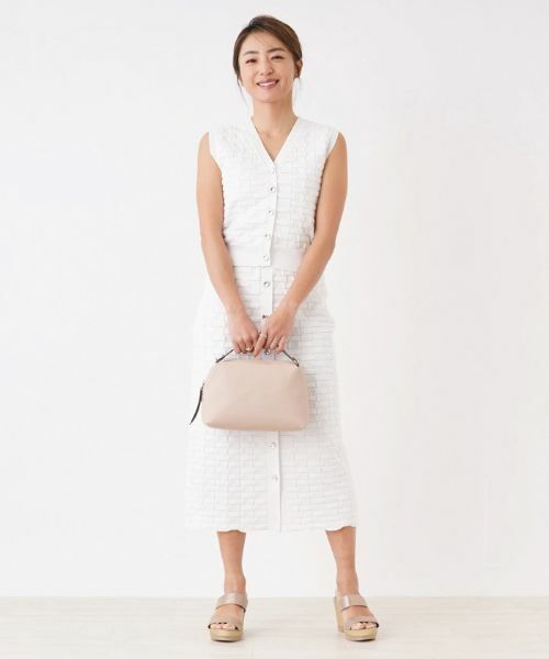 NEMIKA / ネミカ テーラードジャケット | Vネックニットベスト【trazzo donna】 | 詳細12