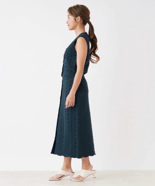 NEMIKA / ネミカ テーラードジャケット | Vネックニットベスト【trazzo donna】 | 詳細16