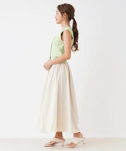 NEMIKA / ネミカ テーラードジャケット | Vネックニットベスト【trazzo donna】 | 詳細2