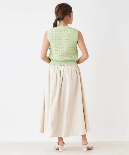 NEMIKA / ネミカ テーラードジャケット | Vネックニットベスト【trazzo donna】 | 詳細3