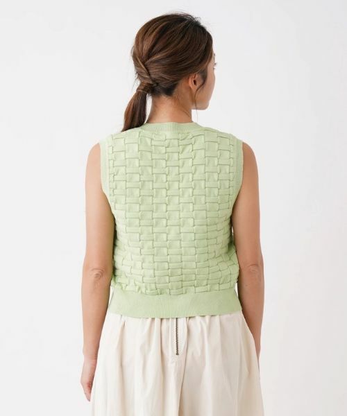 NEMIKA / ネミカ テーラードジャケット | Vネックニットベスト【trazzo donna】 | 詳細6