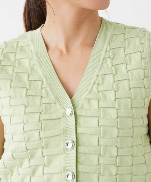 NEMIKA / ネミカ テーラードジャケット | Vネックニットベスト【trazzo donna】 | 詳細7
