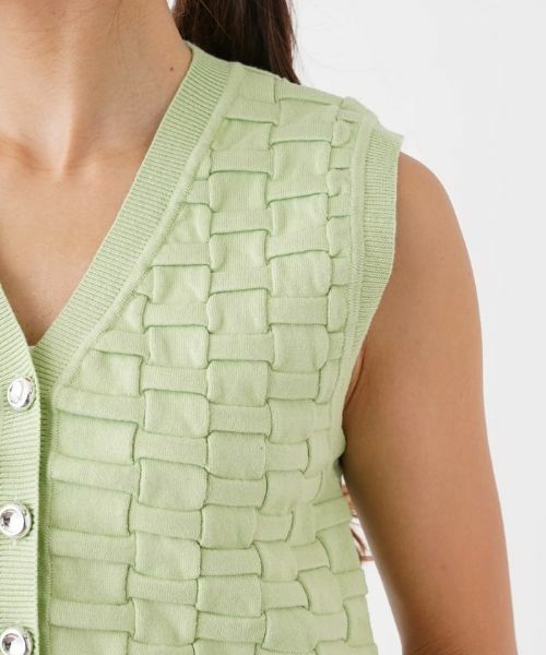 NEMIKA / ネミカ テーラードジャケット | Vネックニットベスト【trazzo donna】 | 詳細9