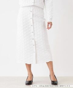 NEMIKA / ネミカ ミニ・ひざ丈スカート | 【セットアップ対応商品】ニットタイトスカート【trazzo donna】