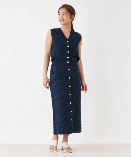 NEMIKA / ネミカ ミニ・ひざ丈スカート | 【セットアップ対応商品】ニットタイトスカート【trazzo donna】 | 詳細13