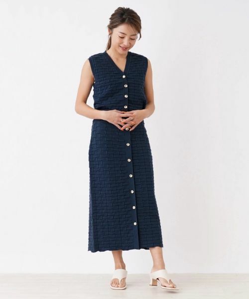 NEMIKA / ネミカ ミニ・ひざ丈スカート | 【セットアップ対応商品】ニットタイトスカート【trazzo donna】 | 詳細14