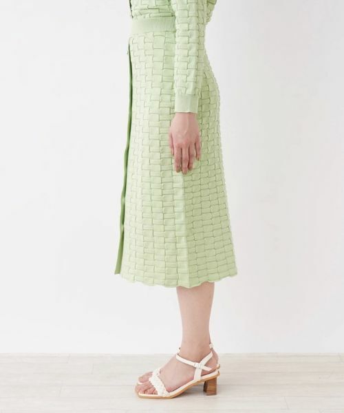 NEMIKA / ネミカ ミニ・ひざ丈スカート | 【セットアップ対応商品】ニットタイトスカート【trazzo donna】 | 詳細5