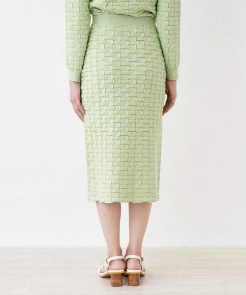 NEMIKA / ネミカ ミニ・ひざ丈スカート | 【セットアップ対応商品】ニットタイトスカート【trazzo donna】 | 詳細6