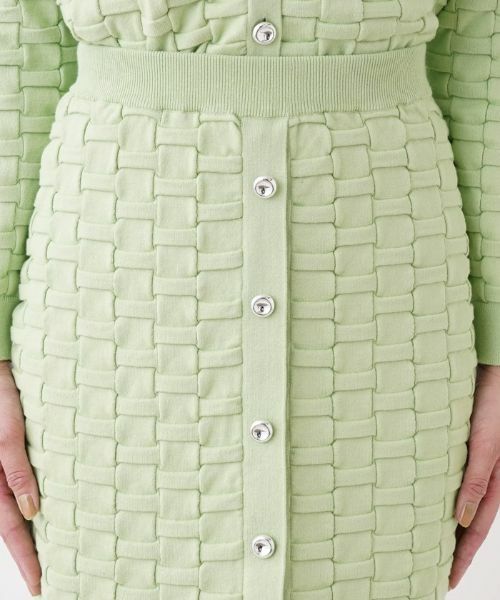 NEMIKA / ネミカ ミニ・ひざ丈スカート | 【セットアップ対応商品】ニットタイトスカート【trazzo donna】 | 詳細7