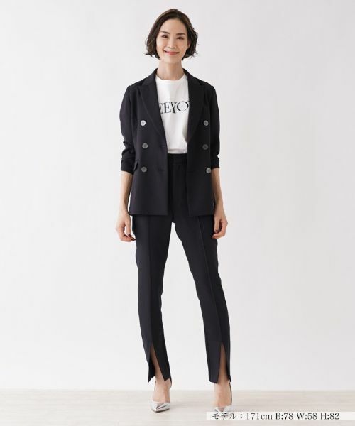 NEMIKA / ネミカ その他パンツ | 【セレモニー】センタースリットパンツ【小林ゆりさん着用】 | 詳細1