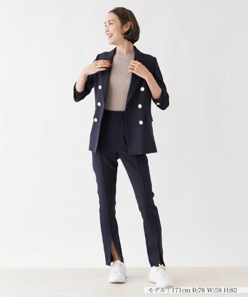 NEMIKA / ネミカ その他パンツ | 【セレモニー】センタースリットパンツ【小林ゆりさん着用】 | 詳細5