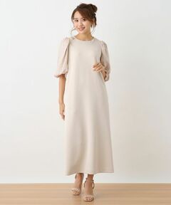 NEMIKA / ネミカ ドレス | 【セレモニー】切替バルーンスリーブワンピース【NEMIKA】