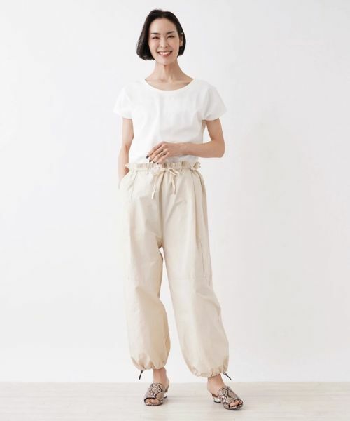 NEMIKA / ネミカ その他パンツ | ワイドジョガーパンツ【trazzo donna】 | 詳細14