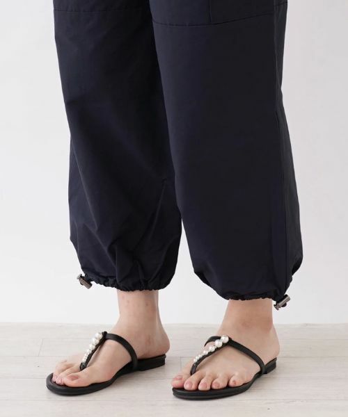 NEMIKA / ネミカ その他パンツ | ワイドジョガーパンツ【trazzo donna】 | 詳細9