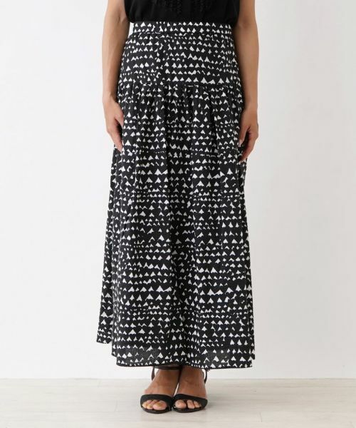 NEMIKA / ネミカ ミニ・ひざ丈スカート | プリントロングスカート【NEMIKA】 | 詳細4