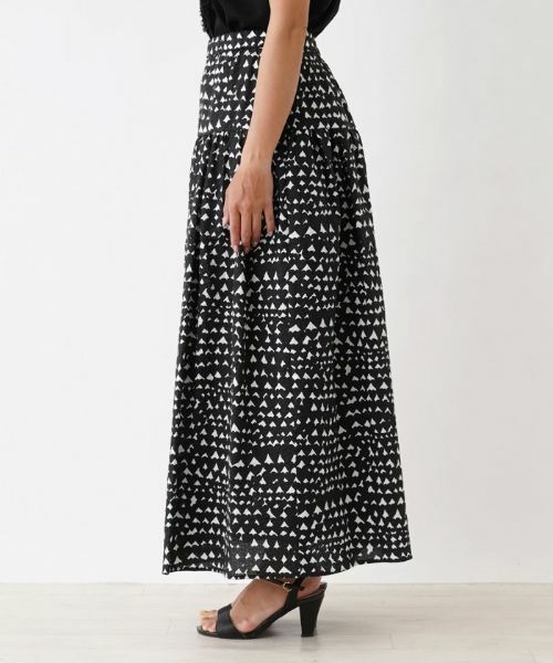 NEMIKA / ネミカ ミニ・ひざ丈スカート | プリントロングスカート【NEMIKA】 | 詳細5